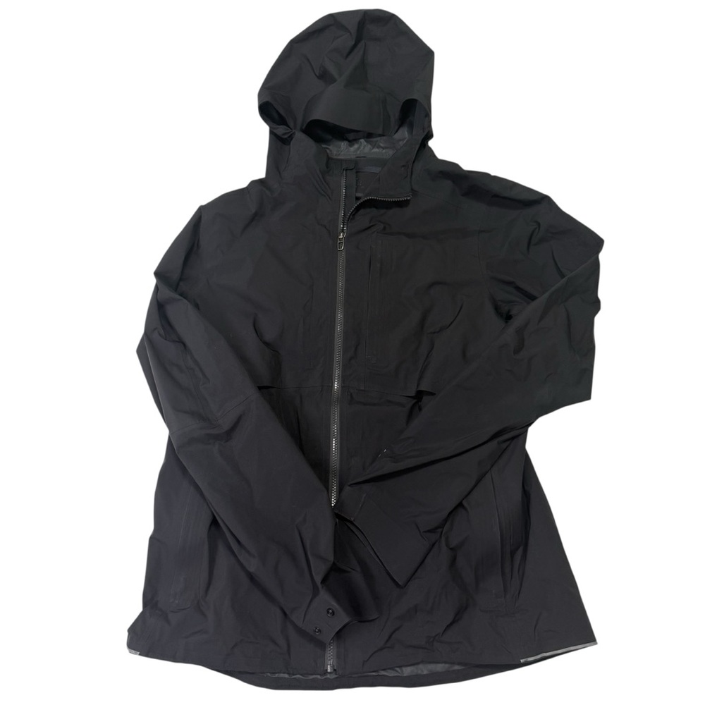 Lululemon Outpour Shell Jacket Sz Large Black Rain
